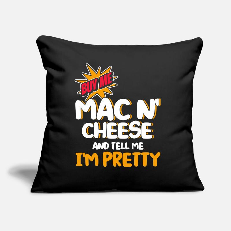 Mac N Cheese Gift Quote Mac N Cheese Sofa pillow with filling 45cm x 45cm