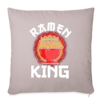 Ramen Noodle Lovers Chopsticks Japanese Noodle - Sofa pillow with filling 45cm x 45cm - light taupe - Front