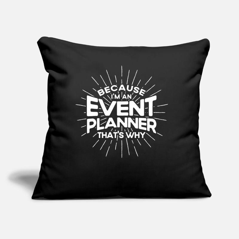 Event Planner Wedding Planner Event Manager Sofa pillow with filling 45cm x 45cm