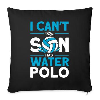 Wasserball Wassersport Polo Schwimmen - Sofakissen mit Füllung 45 x 45 cm - Schwarz - Vorne