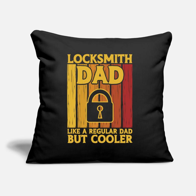 Locksmith lock picking employee locksmith shop Sofa pillow with filling 45cm x 45cm