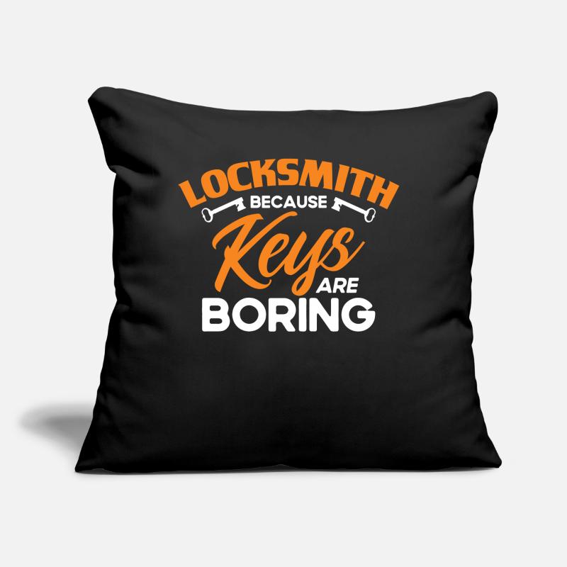 Locksmith Lock Picking Employee Locksmith Sofa pillow with filling 45cm x 45cm