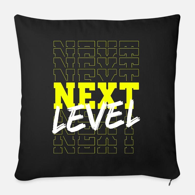 Next Level - Sofa pillow with filling 45cm x 45cm - black