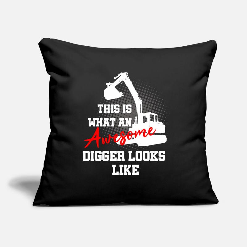 Heavy machinery operator for excavator operators Sofa pillow with filling 45cm x 45cm