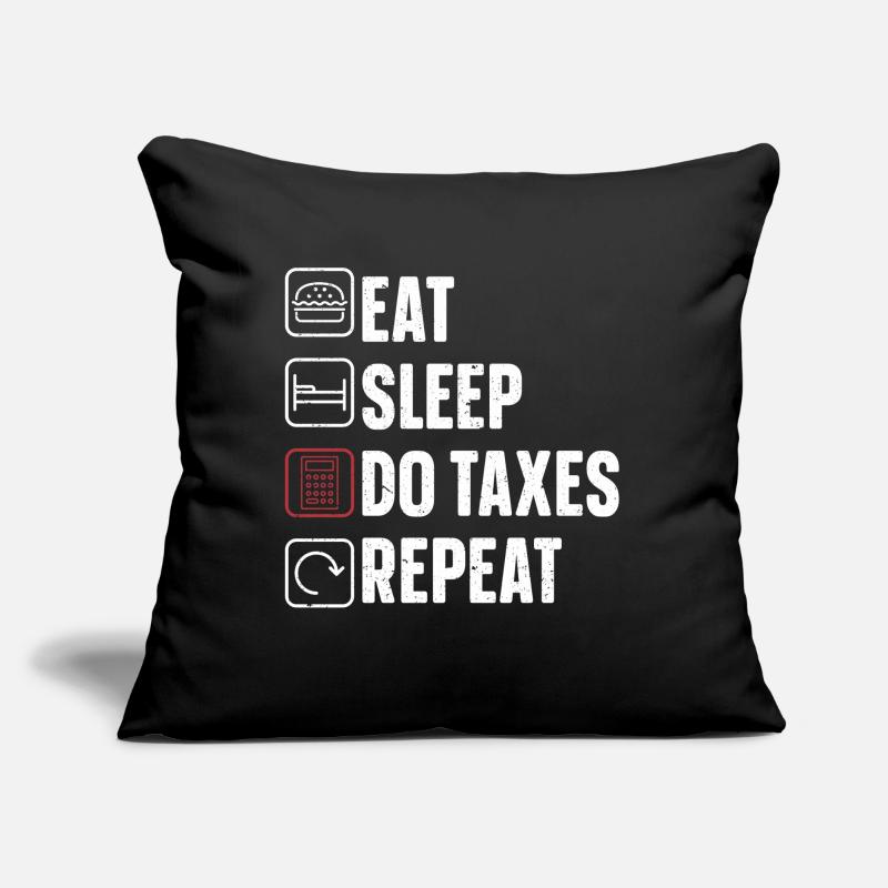 Comptable Donation Comptabilité Impôt CPA Coussin et housse de 45 x 45 cm