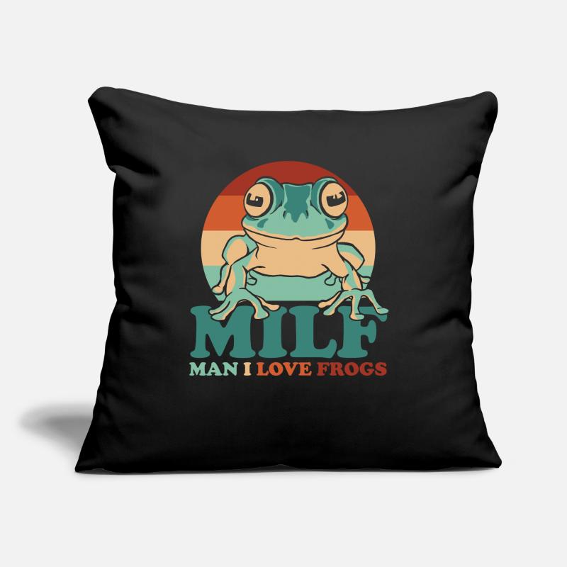 Frog Toad Sofa pillow with filling 45cm x 45cm