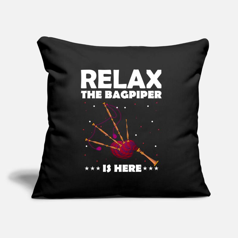 Citation de professeur de cornemuse et joueurs de cornemuse Coussin et housse de 45 x 45 cm
