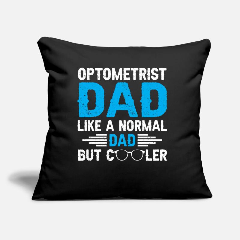 Optiker Geschenk Optometrie Sofakissen mit Füllung 45 x 45 cm