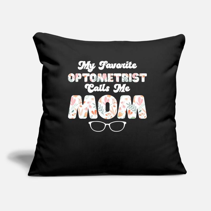 Optiker Geschenk Optometrie Sofakissen mit Füllung 45 x 45 cm