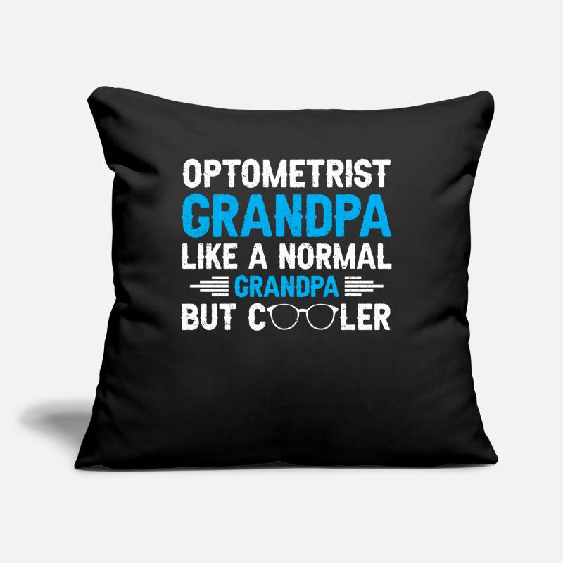 Optiker Geschenk Optometrie Sofakissen mit Füllung 45 x 45 cm
