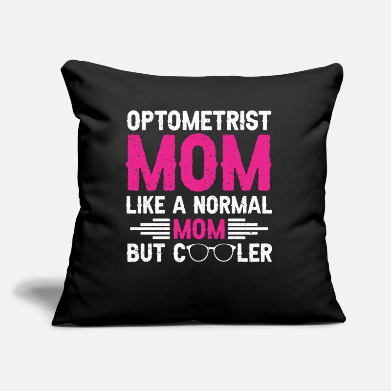 Optiker Geschenk Optometrie Sofakissen mit Füllung 45 x 45 cm