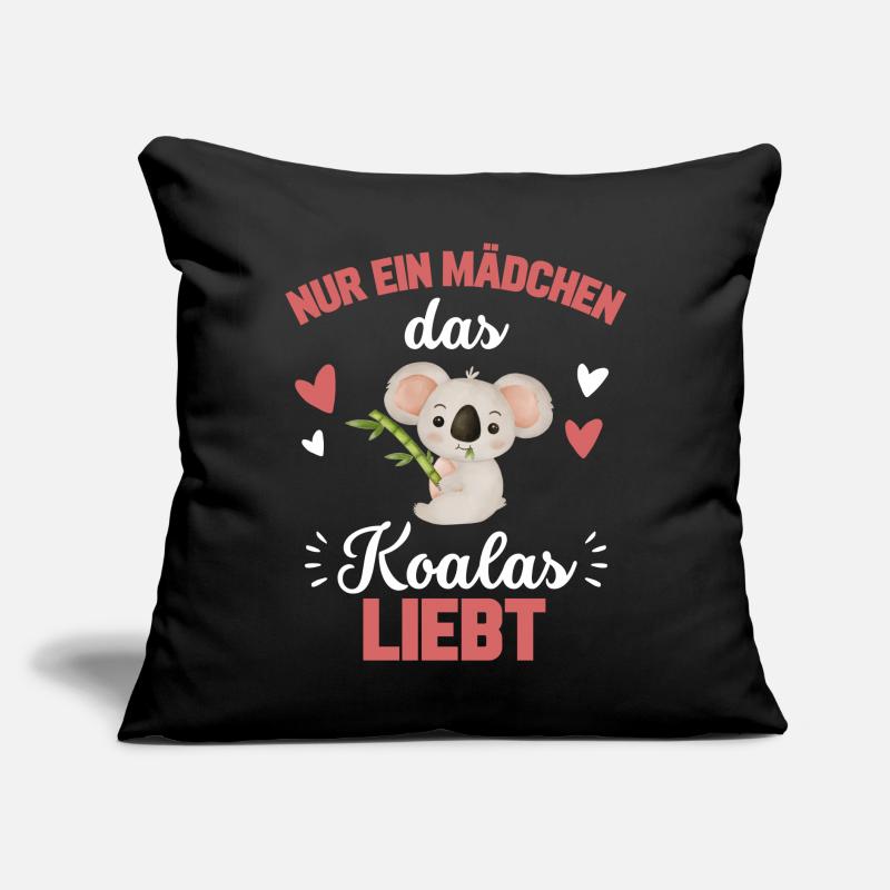 Koala Mädchen Sofakissen mit Füllung 45 x 45 cm
