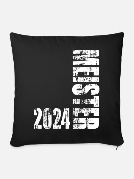 Meister 2024 - Sofakissen mit Füllung 45 x 45 cm - Schwarz