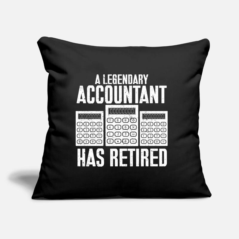 Comptable des régimes de retraite CPA Comptable comptable Coussin et housse de 45 x 45 cm