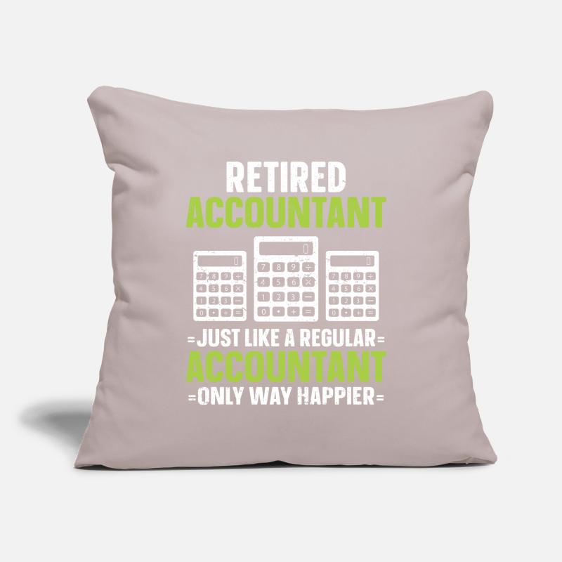 Comptable des régimes de retraite CPA Comptable comptable Coussin et housse de 45 x 45 cm