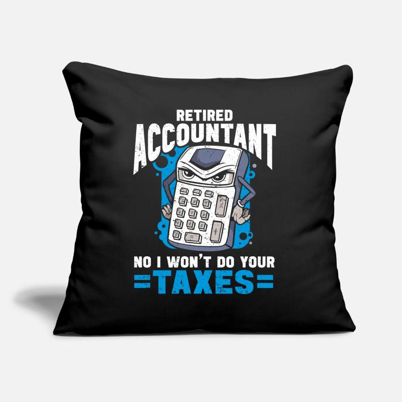 Comptable des régimes de retraite CPA Comptable comptable Coussin et housse de 45 x 45 cm