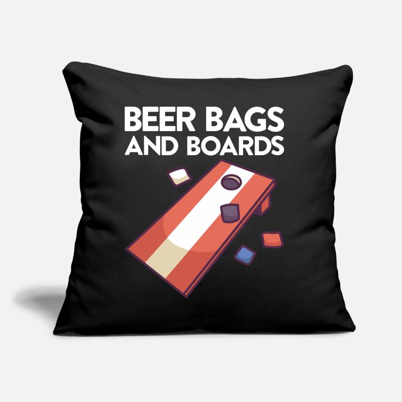 Jeu de Cornhole Tenue de trou de maïs avec Cornhole Coussin et housse de 45 x 45 cm