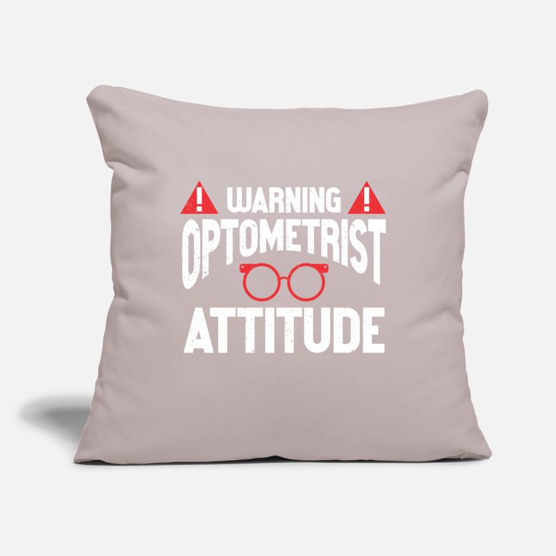 Optométriste Optométriste Optométrie Coussin et housse de 45 x 45 cm