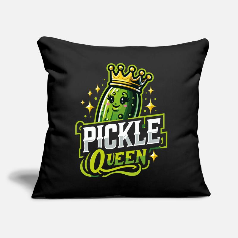 Concombre, Cornichon, Cornichon, Aneth alimentaire Coussin et housse de 45 x 45 cm