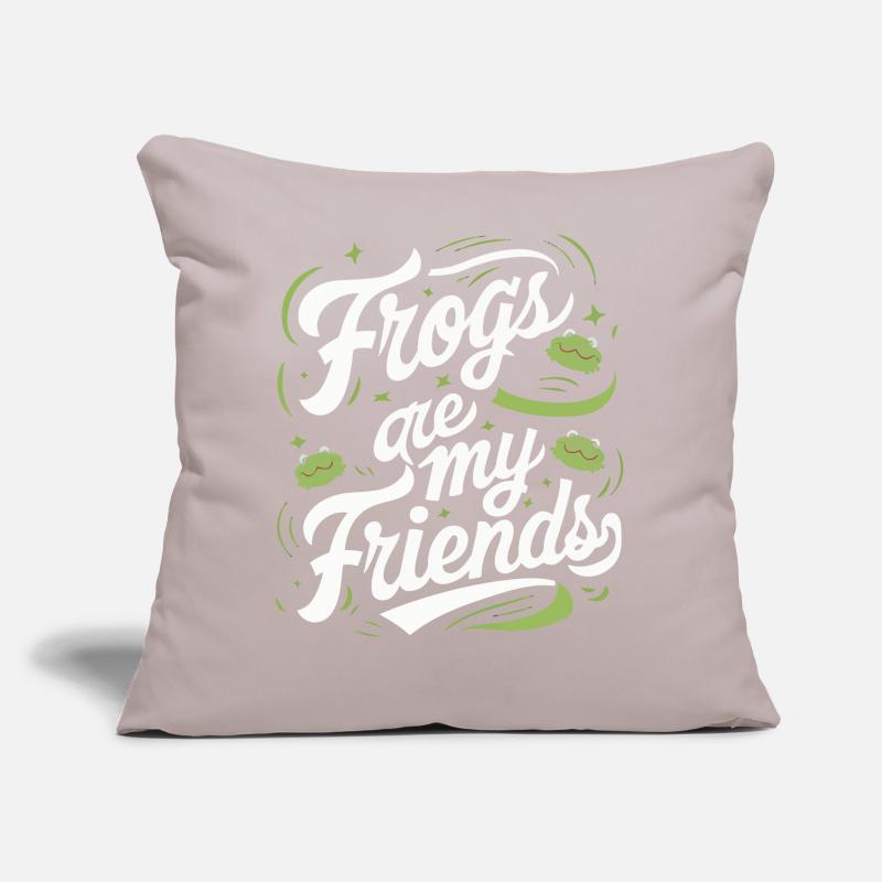 Frog Toad Sofa pillow with filling 45cm x 45cm