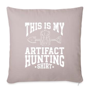 Archaeologist Archaeology - Sofa pillow with filling 45cm x 45cm - light taupe - Front