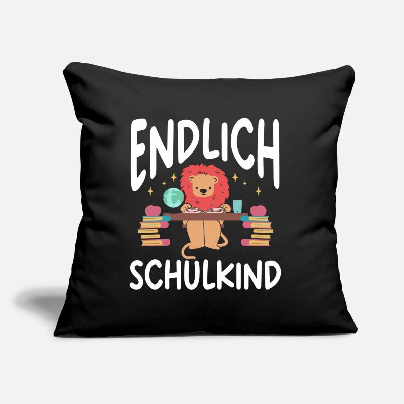 School 1. Grade Sofakissen mit Füllung 45 x 45 cm