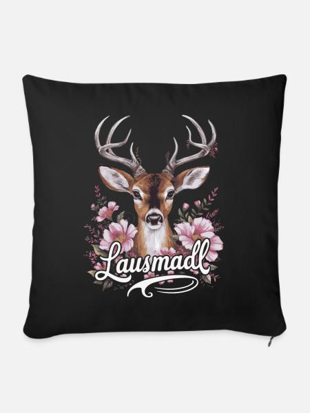 Freistaat Bayern Bayrisch - Sofakissen mit Füllung 45 x 45 cm - Schwarz