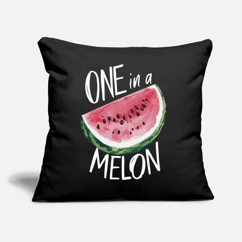 Pastèque, melon, fruit Coussin et housse de 45 x 45 cm