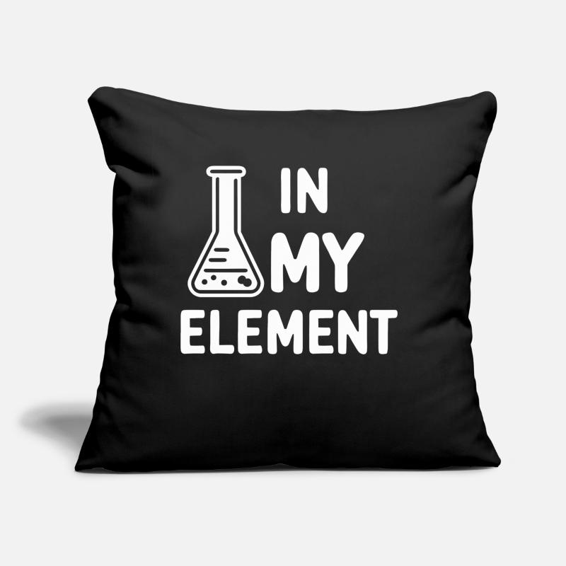Chimiste Chimie Science Molécule d’atome Coussin et housse de 45 x 45 cm