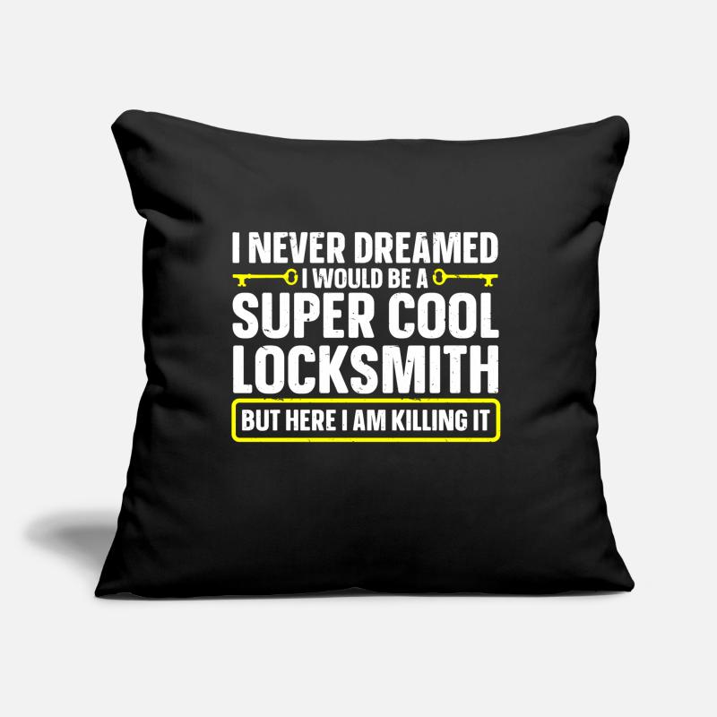 Locksmith Lockpicking Lockpicker Sofakissen mit Füllung 45 x 45 cm
