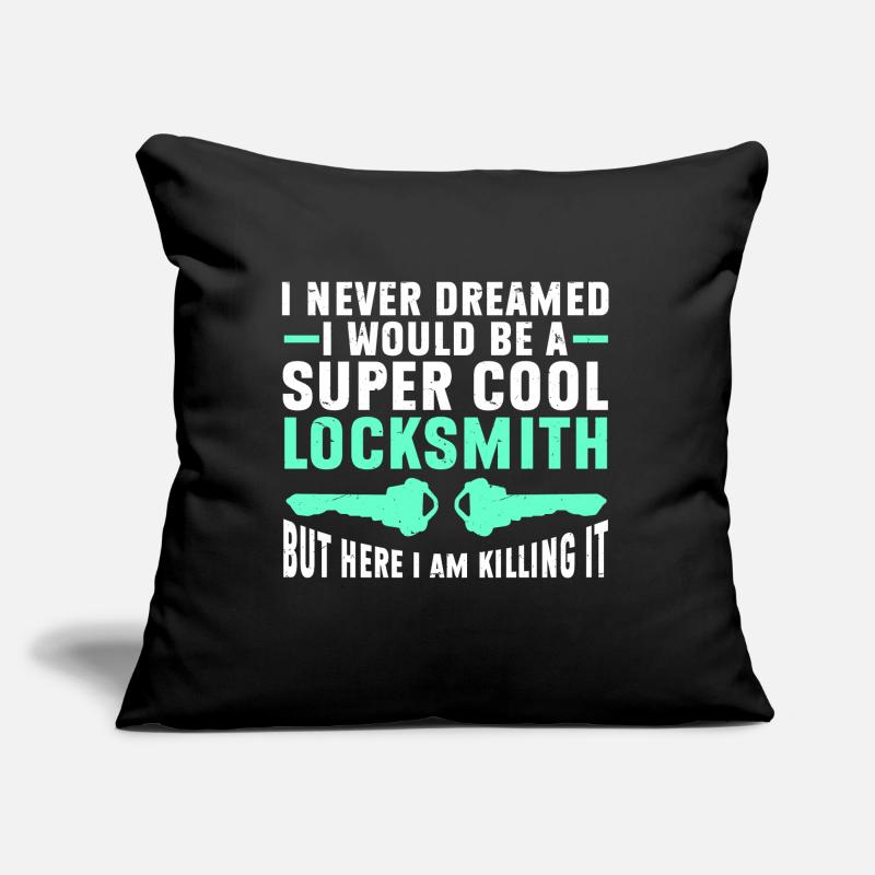 Locksmith Lockpicking Lockpicker Sofakissen mit Füllung 45 x 45 cm