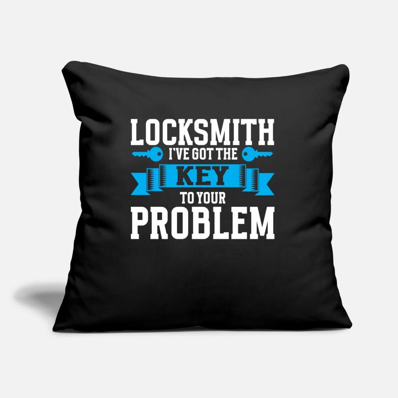 Locksmith Lockpicking Lockpicker Sofakissen mit Füllung 45 x 45 cm