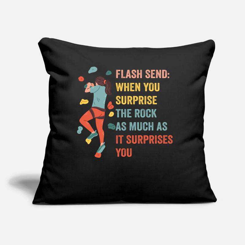 Boulderer Flash Send Bloc Coussin et housse de 45 x 45 cm