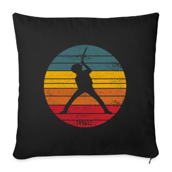 Phil Lynott Thin Lizzy - Sofa pillow with filling 45cm x 45cm - black - Front