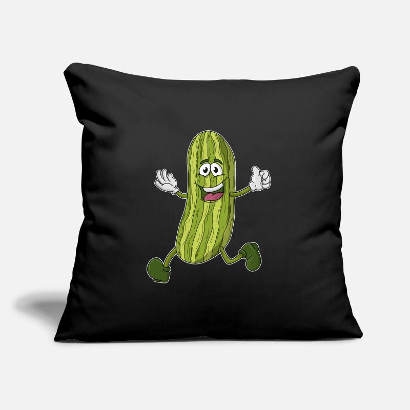 Courir le concombre Coussin et housse de 45 x 45 cm