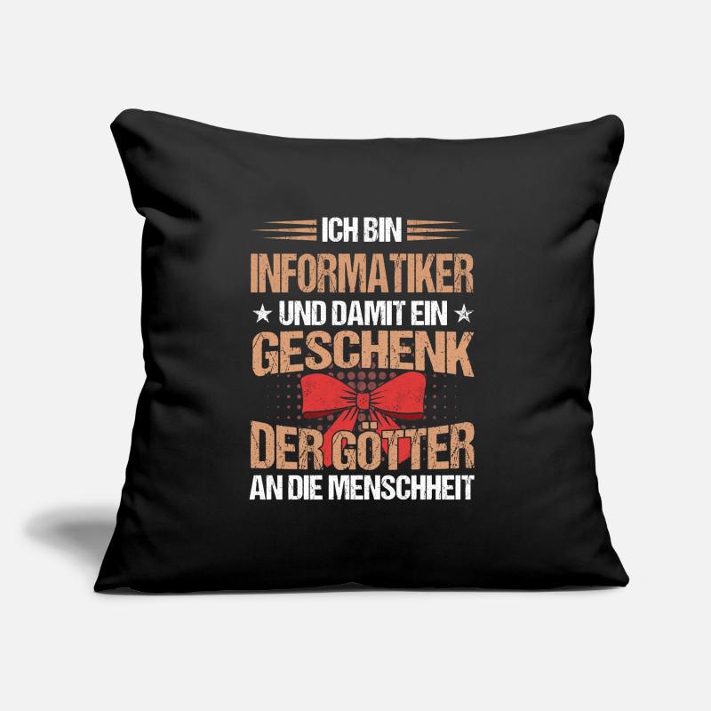 Informatiker Programmierer Informatik Spruch Sofakissen mit Füllung 45 x 45 cm