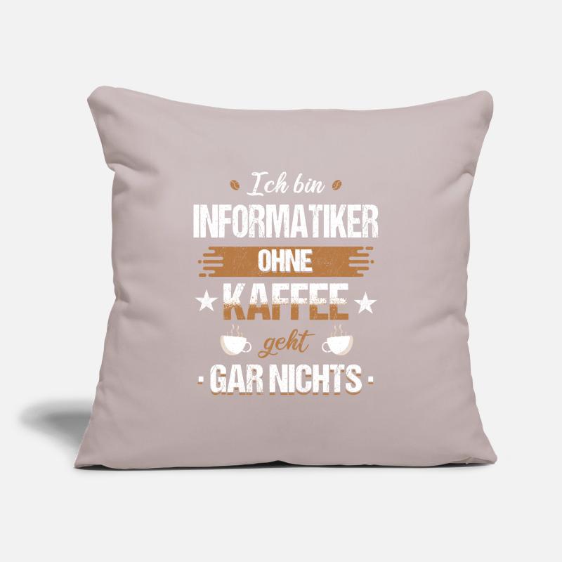 Informatiker Programmierer Informatik Spruch Sofakissen mit Füllung 45 x 45 cm