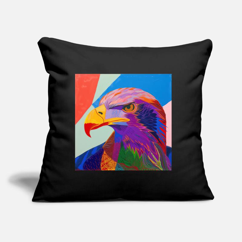 adler, vogel, bunt, tier, geschenk, geschenkidee Sofakissen mit Füllung 45 x 45 cm
