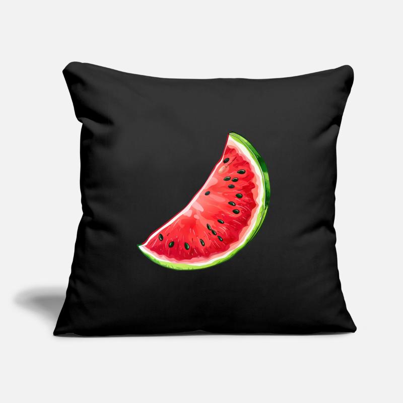 Pastèque, Melon, Fruit, Été, Sucré Coussin et housse de 45 x 45 cm
