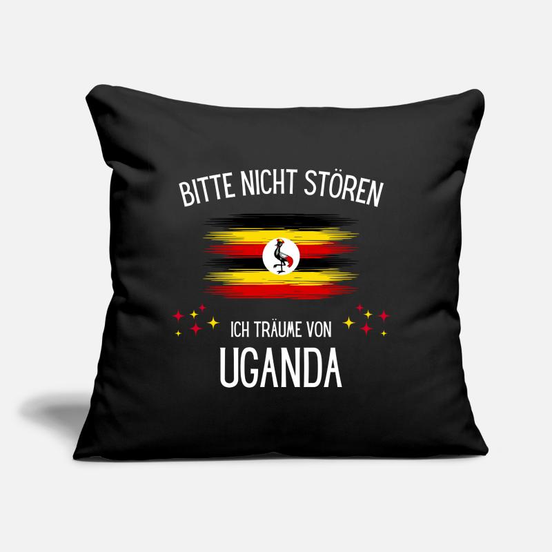 Bitte Nicht Stören Ich Träume Von Uganda Sofakissen mit Füllung 45 x 45 cm