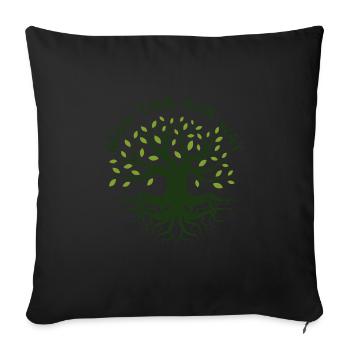 Cultivez à votre façon - Coussin et housse de 45 x 45 cm - noir - Devant