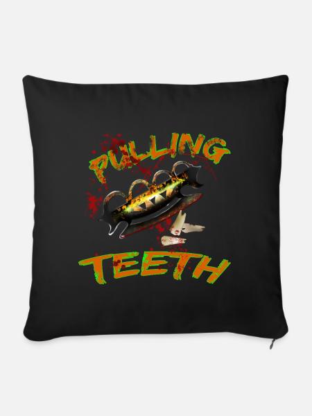 Tooth Fairy Neu - Sofakissen mit Füllung 45 x 45 cm - Schwarz