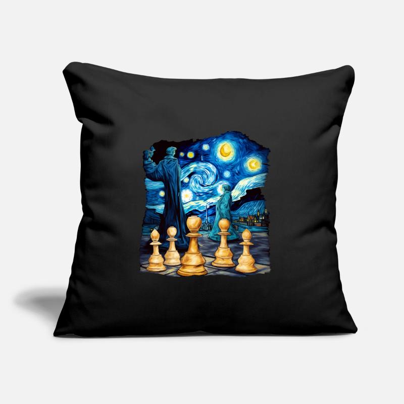 Moonlight chess Sofa pillow with filling 45cm x 45cm