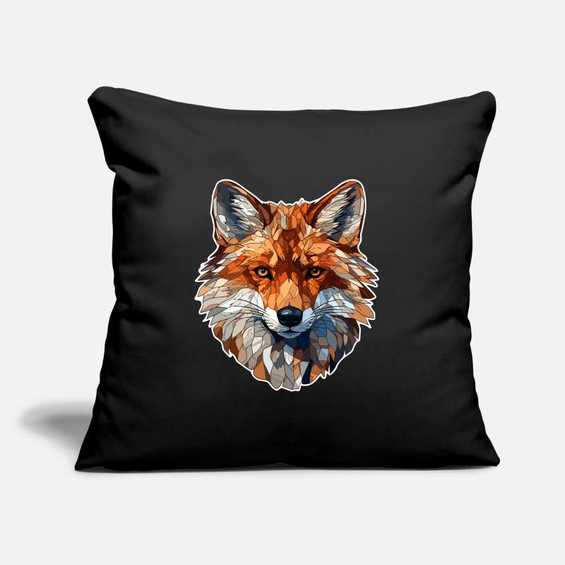 Fuchs Sofakissen mit Füllung 45 x 45 cm