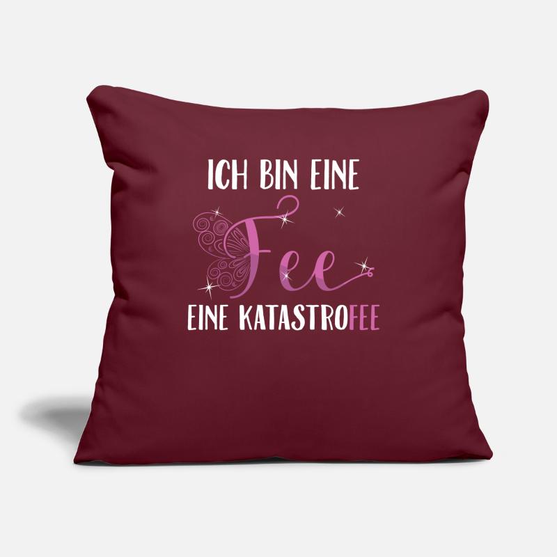 Ich bin eine Fee - Eine Katastrofee Sofakissen mit Füllung 45 x 45 cm