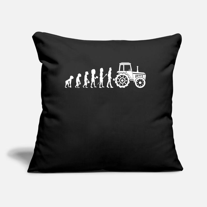 Traktor Evolution Trecker Landwirt Bauer Geschenk Sofakissen mit Füllung 45 x 45 cm