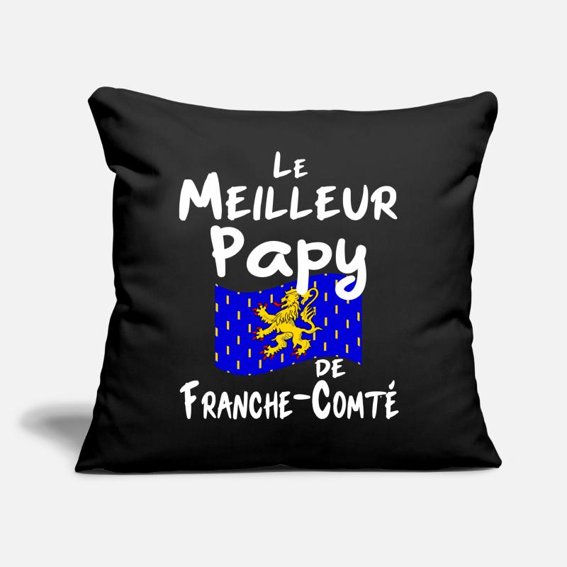 Le Meilleur Papy de Franche-Comté Coussin et housse de 45 x 45 cm