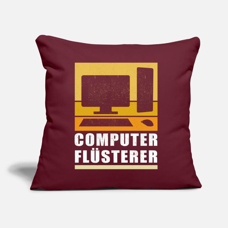 Computer Flüsterer | Informatiker Admin Geschenk Sofakissen mit Füllung 45 x 45 cm