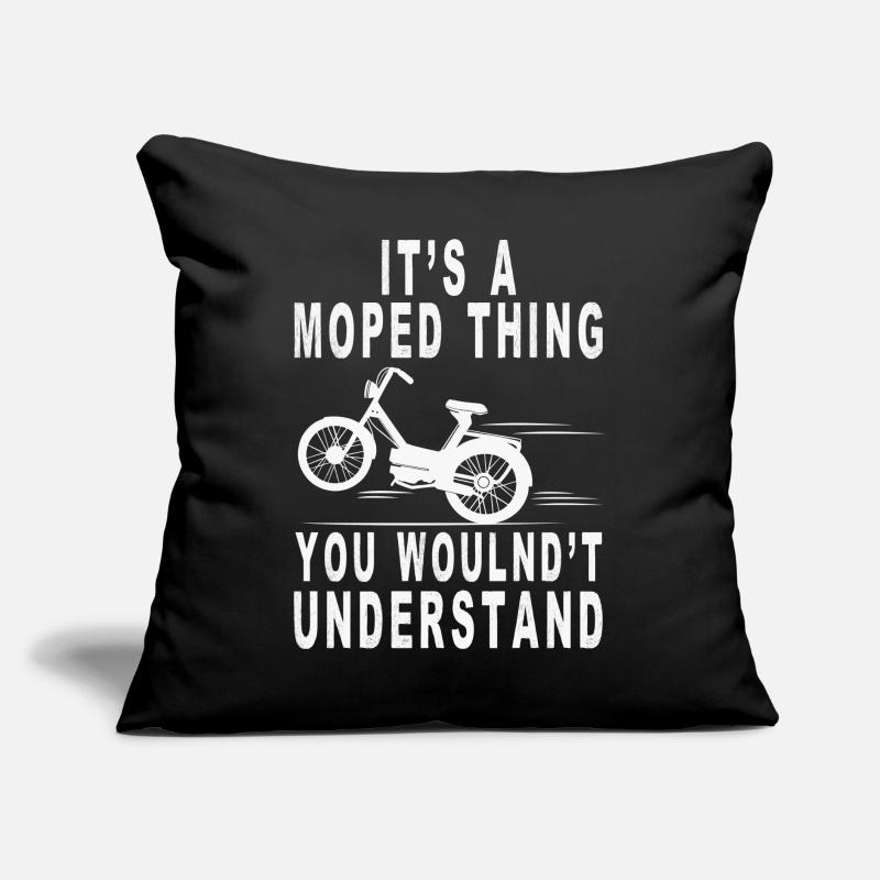 Mobylette Thing Wouldn’t Understand Mofa Mofa Mofafahrer Coussin et housse de 45 x 45 cm
