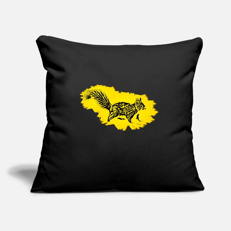 Eichhörnchen Sofakissen mit Füllung 45 x 45 cm